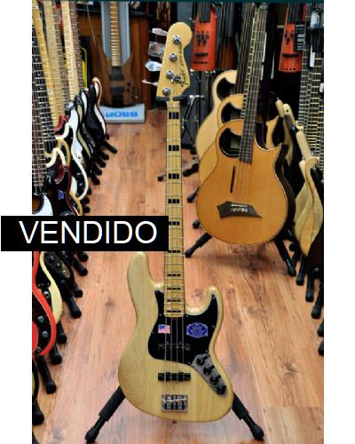 Fender American Deluxe Jazz Bass Natural-maple